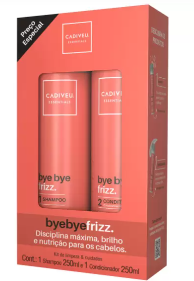 BYE BYE FRIZZ KIT 2 ITENS CADIVEU 250ML