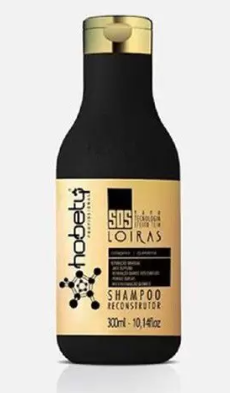 SOS LOIRAS SHAMPOO RECONSTRUTOR HOBETY 300ML